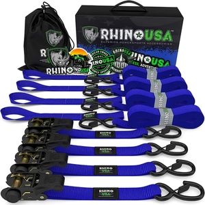 Rhino USA 4 Rachet Straps Medium Duty